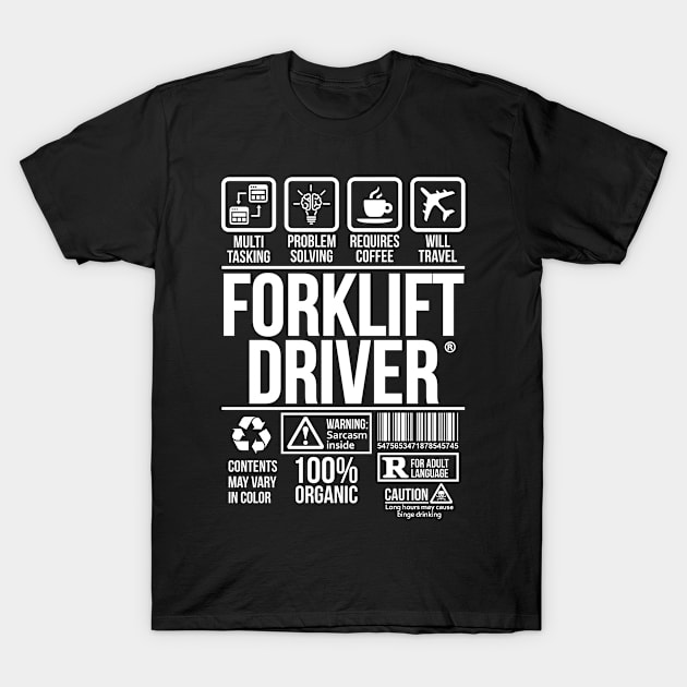 Forklift Driver  | Job Profession | #DW T-Shirt by DynamiteWear